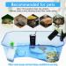 Binano Blue Medium Turtle Tank | Durable Non-Toxic Aquarium for Reptile Habitat - Buy Online on GoSupps.com
