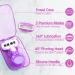 Travel Razors for Women | 5-Blade Portable Razor with Case | Smooth Shaving Essentials in Purple - Buy Online on GoSupps.com