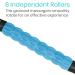 Vive Massage Stick Roller - Deep Tissue Massager for Muscle Pain Relief - Trigger Point Therapy Tool for Physical Therapy - Black and Blue - Buy Online on GoSupps.com