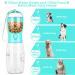 JOPHEK Portable Pet Drinking Bottle - 550ml Leak-Proof Dog & Cat Water Bottle with 100ml Food Mug & Activated Carbon Filter for Travel - Blue - Buy Online on GoSupps.com