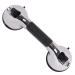Carex Ultra Grip Shower Grab Bar - Shower Handle and Bathroom Bar - 12 Inch Safety Bar With Dual Locking Suction Cups For Bathtubs and Showers, Chrome 12 Inch (Pack of 1)