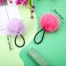 Pom Ball Elastic Hair Ties - 20 Pieces Fluffy Ponytail Holders in 10 Colors - Cute Hair Bands for Women, Girls, and Kids - Hair Accessories - Buy Online on GoSupps.com