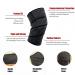 2 Pack Elastic Knee Brace Compression Bandage Straps - Pain Relief Support Sleeve for Men & Women - Ideal for Running Basketball Tennis Soccer - 120cm/47 Inch - Black - Buy Online on GoSupps.com