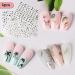 4 Pieces Self-Adhesive Palm Tree Nail Stickers - Summer-Inspired DIY Nail Art for Stylish Fingernails - Buy Online on GoSupps.com