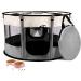 Portable Foldable Pet Playpen for Puppy Cat | Indoor Outdoor Exercise Kennel Tent - Beige & Grey - Buy Online on GoSupps.com