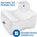 DMI Contoured Memory Foam Knee Wedge Pillow for Sleeping - Sciatica, Hip & Back Pain Relief - Leg Pillow for Side Sleepers - Bed Positioner - White - Buy Online on GoSupps.com