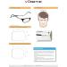 Clic Eyewear Reading Glasses for Men & Women - Vunetic Tenore Black Blue - Flexible Magnet Presbyopia Glasses - Made in Italy - Buy Online on GoSupps.com