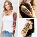 Temporary Tattoo Set for Men and Women - 55 Waterpoof and Realistic Designs - Full Arm, Half Arm, and Tiny Tattoos - Long-Lasting Body Stickers for Adults and Kids - Buy Online on GoSupps.com