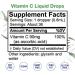 Alcohol-Free Vitamin C Drops - Liquid Supplement for Skin, Bones, Joint & Immune Health - Vegan & Non-GMO - 1 oz - Buy Online on GoSupps.com