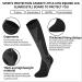 2 Pair Compression Socks 20-30mmHg Knee High Support Stockings for Men & Women - White, L-XL - Buy Online on GoSupps.com