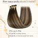 Buy Hetto Genius Treat Extensions | Real Hair #4/27/4 | Chocolate Brown to Caramel Blonde | 25g 60cm | Virgin Remy Hair - Buy Online on GoSupps.com