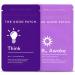 The Good Patch Weekday Hustle Duo - B12 Awake and Think Wellness Patches - Steady Release Plant Powered Support with Caffeine (8 Total Patches)