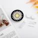 Daisy Floral Contact Lens Case - Portable Travel Lens Box with Mirror | Shop Internationally - Buy Online on GoSupps.com