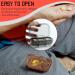 MICARA 3-Pack Small Pill Case | Cute Travel Pill Organizer with 3 Compartments | Portable Medicine & Vitamin Holder | Easy to Open for Supplements - Buy Online on GoSupps.com