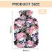 Hot Water Bottles with Skulls & Flowers Cover | 2L Pain Relief for Women Girls & Children | International Shipping - Buy Online on GoSupps.com