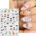 JMEOWIO 9 Sheets Halloween Nail Art Stickers Decals Self-Adhesive Black Star Ghost Pumpkin Nail Supplies Nail Art Design Decoration Accessories - Buy Online on GoSupps.com