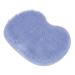 Foot Scrubber Hands Free Back Scrubber For Shower Multifunctional Body Shower Brush for Exfoliates Massages Non Skid Bathroom Scrubber Mat with Suction Cup (blue)