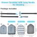 Tub and Tile Scrub Cleaning Brush 3 in 1 Shower Bathroom Scrubber Cleaner Brushes with 50.4'' Extendable Long Handle Detachable Stiff Bristles for Cleaning Bathtub Wall Floor Kitchen Sink Toilet - Buy Online on GoSupps.com