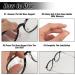 6 Pairs of Silicone Glasses Nose Pads - 15mm Anti-Slip Transparent Non-Slip Pads for Maximum Comfort & Protection - Easy Click Assembly - Buy Online on GoSupps.com