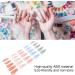 Colorful Nail Tip Pure Color Full Cover Nail Tip Home Salon Stylish Colorful False ABS Material Fake Nail Manicure Tool Easy to Cut(01) - Buy Online on GoSupps.com