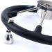 Amarine Made 5 Spoke Destroyer Steering Wheel with Black Foam Grip and Knob - Available in 11, 13-1/2, and 15 Sizes - Buy Online on GoSupps.com