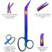 Long Handled Toenail Clippers for Thick Nails 7.5" Angled Tip Long Handled Nail Scissors for Toenails Heavy Duty long handled Toenail Scissors for Thick Nails Podiatry Tools for Elderly Back Pain - Buy Online on GoSupps.com