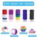 Ednyzakrn 10-Piece Finger Protection Bandage Set | Stretchable Covers for Arthritis Injury & Swelling | Basketball Finger Guard in Purple & Pink - Buy Online on GoSupps.com