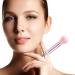 WLLHYF 7 Pack Makeup Brush Set Stylish Glitter Cosmetics Brushes Kit Professional Blending Brush with Crystal Sequins Handle for Eye Shadow Eyeliner Foundation Powder Concealer Blush Lip Women (Pink) - Buy Online on GoSupps.com
