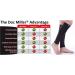 Doc Miller Calf Compression Sleeve 20-30 mmHg - 2 Pairs for Surgery Recovery, Maternity, Shin Splints - Skin/Nude Medium - Buy Online on GoSupps.com