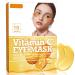 Vitamin C Under Eye Patches - 10 Pair Vitamin C Eye Masks Reduce Dark Circles and Puffy Eyes Eye Patches For Dark Circles Hydrating Under Eye Mask Eye Pads For Bags & Wrinkles Eye Masks Skincare