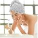 RORPOIR Coral Fleece Shower Cap Hair Drying Cap Dry Hair Turban Cap Turbans for Women Hair Cap Shower Cap for Women Shower Essentials for Women Reusable Shower Cap Head Bath Cap Hair Towel - Buy Online on GoSupps.com