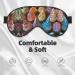 Shop Many Colored Ice Cream Print Unisex Eye Mask - Soft Comfortable Light-Blocking - International Shipping Available - Buy Online on GoSupps.com