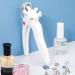 ANCIRS Acrylic Nail Clipper - Adjustable Stainless Steel Cutter for False Nail Art - White - Buy Online on GoSupps.com