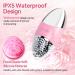 SUNMAY 4-in-1 Facial Cleansing Brush with Ionic Mode - Deep Clean & Massage - G-Sensor Scrubber - IPX5 Waterproof - Pink - Buy Online on GoSupps.com