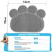 INFURIDER Cat Litter Mat Cute Paw Shape Pet Feeding Mat 15 x12 Cat Food Water Bowl Placemat Anti-Slip Puppy Cat Eating Dish Pad for Pet Accessories(2 Pack) - Buy Online on GoSupps.com