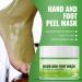 Masque exfoliant l'aloe vera et la vitamine C pour les mains et les pieds masque de cire d coller pour talons secs et craquel s limine les peaux mortes gel exfoliant et hydratant apaise et - Buy Online on GoSupps.com