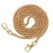 Luxiv Purse Chain Replacement, Women Purse Chains Gold Handbag Chains DIY Shoulder Cross Body Bag Chain 47'' Metal Handbag Gold Cross Body Chain Replacement Straps Chain Purse Making Supplies (Gold)
