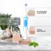 Buy Dabblu Toothbrush Holder | Modern Concrete Design for Oral-B Electric Toothbrush | Anti-Slip Stylish Gray & Ros | Order Now for Elegant Bathroom Decor - Buy Online on GoSupps.com