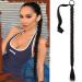 Sofeiyan braid extensions ponytail extension with hair tie 86cm long braided ponytail extension dark brown natural hair extension synthetic braid hair part for women 86cm (pack of 1) dark brown