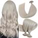 Hetto bonding real hair extensions blond keratin bonding extensions real hair remy human hair bondings gene hair white blond # 60 35 cm 50g 14 inch 2-2 # 60