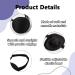 2Pcs Eye Patch Adjustable Medical Eye Patches for Adults Eye Patch Costume Eye Patches for Adults Medical Perfect for Left or Right Eye and Surgery Recovery Black - Buy Online on GoSupps.com