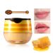 Honey Pot Bee Balm Lip Balm with Honey Spoon Honey Lip Sleeping Mask Overnight 24HR Repair Lip Reduces Lip Lines Exfoliator Moisturizing Moisture Dry & Chapped Lip Care Products 1PCS