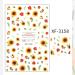 Nail Art Stickers Water Transfer DIY Nail Decals Sunflower and Small Daisy Colorful Transfer Watermark Nail Stickers for Nails Design Manicure Tips Decor - Buy Online on GoSupps.com