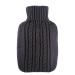 Hugo Frosch Hot Water Bottle Classic 1.8 l with Knitted Cover One Size Anthracite
