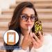 Stylish Leather Lipstick Case with Mirror - Mini Lip Gloss Organizer in Tiger Print | Perfect for Travel & Storage - Buy Online on GoSupps.com