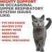 Mighty Petz MAX Lysine for Cats + NAC - Respiratory & Immune Health Support - 750mg L-Lysine - Healthy Eyes, Nose & Throat - Buy Online on GoSupps.com