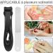 German Nail Clippers for Men Thick Nail Clippers - Stainless Steel Nail Clippers Wide Mouth Nail Clippers with Ergonomic Bevelled Head Metal Nail File Black - Buy Online on GoSupps.com