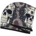 Skull Yoga Floral Coral Velvet Hair Cap - Dry Curly Long & Thick Hair Anti-Frizz Buttons - Buy Online on GoSupps.com