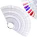 150Pcs Clear Nail Swatch Sticks with Metal Split Ring - Nail Colour Display for Nail Art Practice and False Nail Samples - Buy Online on GoSupps.com
