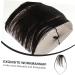 LALAFINA Bangs Wig Piece Human Hair Bangs Clip on Bangs Hairpieces Bangs Hair Clip Extension Fake Hair Bangs Mini Clips for Hair Woman Clip Hair Fringe Edge Hair Strands Women's One-piece 20x7cm Black - Buy Online on GoSupps.com